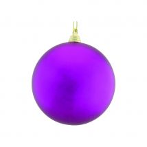 Boule violette de Noel 10cm (VIOLET)