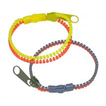 Bracelet zip deux couleurs