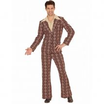 Costume années 70 camaïeu de marron pour homme (L)