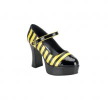 Chaussures abeille à talon large (36)