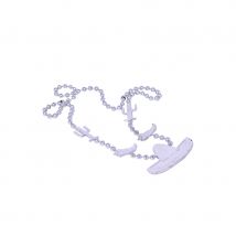 Collier argenté avec pendentifs mexicains