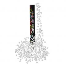 Canon a confettis papier rectangle blancs