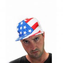 Casquette aux couleurs du drapeau d'Amérique