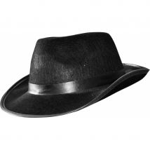 Chapeau Al capone noir (noir)