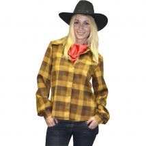 Chemise à carreaux cowboy (M)