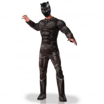 Costume adulte de Black Panther, luxe (M/L)