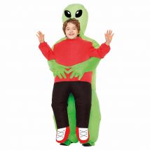 Costume Alien Gonflable Enfant avec Ventilateur (5/8 ans)