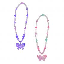 Collier avec pendentif papillon pour enfant