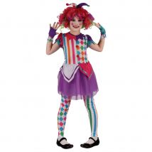 Costume Arlequin pour Fillette et Accessoires (10/12 ans)
