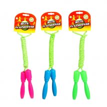 Corde à sauter poignées en plastique, pour enfant