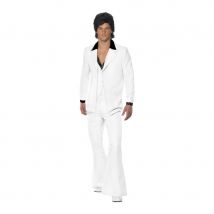 Costume blanc année 70. crooner (L)