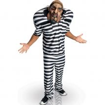 Costume Big bruizers de prisonnier (Taille unique)