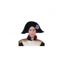 Chapeau bicorne de Napoléon imitation velours