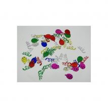 Confettis ballons et serpentins de table