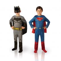 Costumes Batman et Superman pour enfant (7/8 ans)