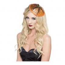 Chapeau citrouille à paillettes