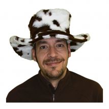 Chapeau cow boy en peau de vache