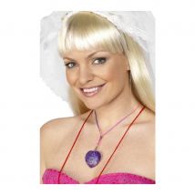 collier coeur clignotant