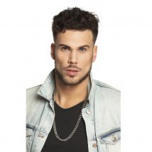 Collier chaîne en métal pour homme