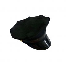 Casquette chauffeur noire