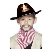 Chapeau cowboy noir pour enfant