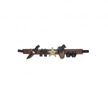Ceinture d'armes de shérif cowboy, 90cm