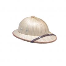 Chapeau d'aventurier colonial en paille