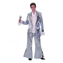 Costume disco argenté (L)
