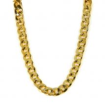 Chaîne dorée bling bling pour homme