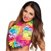 Collier de bienvenue Hawaïen satiné de luxe