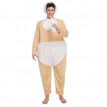 Combinaison de bébé humoristique pour adulte (M/L)