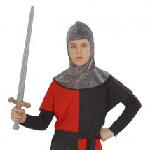 Cagoule de chevalier médiéval pour enfant