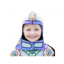 Casque de chevalier à colorier, pour enfant