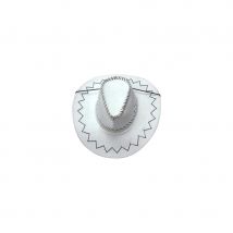 Chapeau de cow-boy blanc adulte texas (BLANC)
