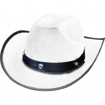 Chapeau de cow-boy blanc (BLANC)