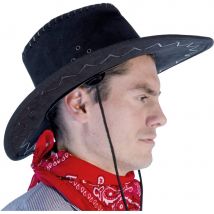 Chapeau de cow-boy noir adulte texas (NOIR)