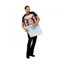 Costume de calendrier sexy pour homme (Taille unique)