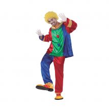 Costume de clown multicolore (M)