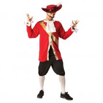 Costume du Capitaine Crochet avec chapeau, homme (M/L)