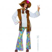 Costume de dame hippie woodstock (S)