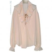 Chemise d'époque homme pirate beige (M/L)