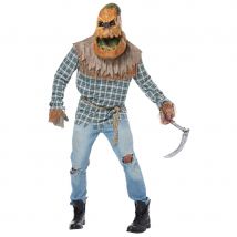 Costume d'épouvantail de Halloween pour homme (S/M)