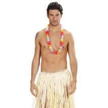 Collier de fleurs multicolores hawaiennes