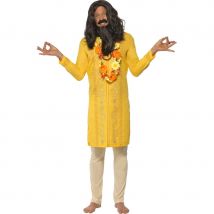 Costume de gourou jaune (m)