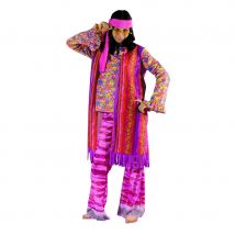 Costume d'Hippie femme violet (M)