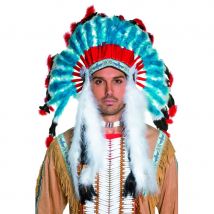 Coiffe d'indien authentic western (Taille standard)