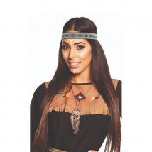 Collier d'indienne pendentif attrape rêve