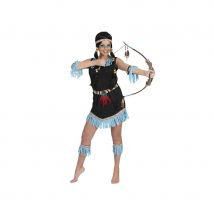 Costume d'indienne avec franges bleues (M)