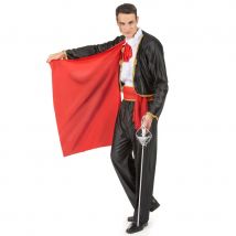 Costume de matador noir et rouge (L)