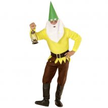 Costume de nain jaune pour homme (S)